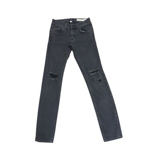 Rag & Bone Black Distressed Women Jeans